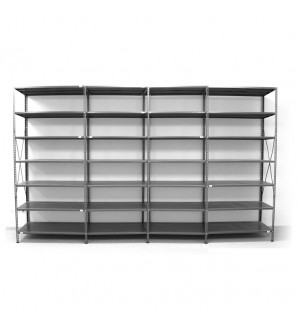7 - level shelf 2500x4000x500