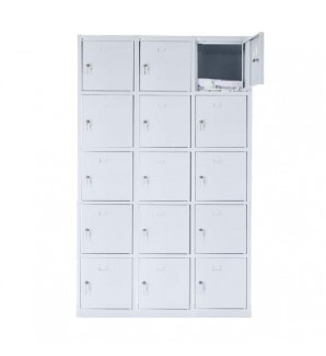 15 - секционный mеталлический шкаф 1800x1200x490