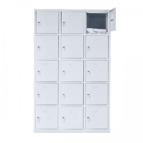 15 - секционный mеталлический шкаф 1800x1200x490