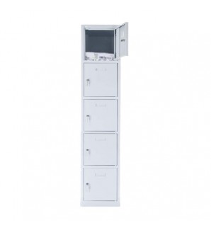 5 - секционный mеталлический шкаф 1800x400x490