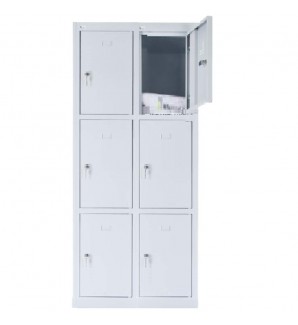 6 - section metal cabinet 1800x800x490