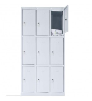 9 - section metal cabinet 1800x900x490 9 - section metal cabinet 1800x900x490