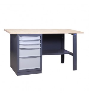 Workbench with cabinet 1500x620x850